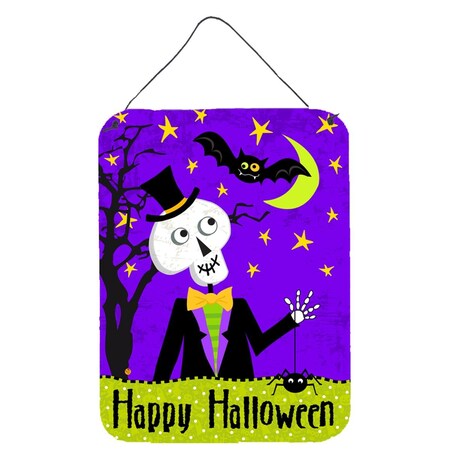 Carolines Treasures Happy Halloween Skeleton Wall or Door Hanging Prints VHA3014DS1216